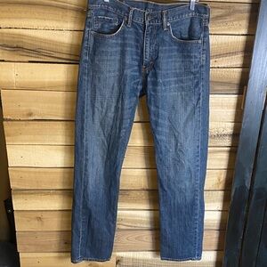 Levi’s 505 Classic Blue cotton Denim straight leg Jeans size 32x32 red tab